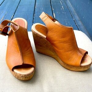Laocoonte  leather wedges made in Spain  Beautiful and comfortable.